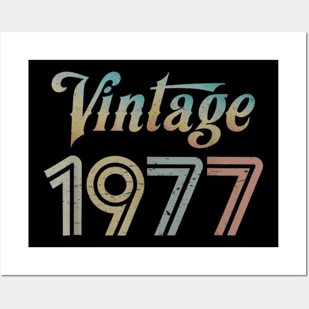 Vintage 1977 Best Year 1977 Original Genuine Classic Wall Art by semprebummer7